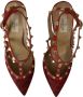 Valentino Vintage Pre-owned Leather heels Red Dames - Thumbnail 5