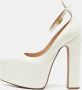 Valentino Vintage Pre-owned Leather heels White Dames - Thumbnail 2