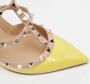 Valentino Vintage Pre-owned Leather heels Yellow Dames - Thumbnail 8