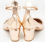 Valentino Vintage Pre-owned Leather heels Yellow Dames - Thumbnail 5