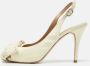 Valentino Vintage Pre-owned Leather sandals Beige Dames - Thumbnail 2