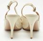 Valentino Vintage Pre-owned Leather sandals Beige Dames - Thumbnail 5