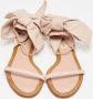 Valentino Vintage Pre-owned Leather sandals Beige Dames - Thumbnail 3