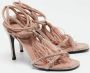 Valentino Vintage Pre-owned Leather sandals Beige Dames - Thumbnail 4