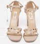 Valentino Vintage Pre-owned Leather sandals Beige Dames - Thumbnail 3