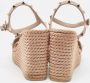 Valentino Vintage Pre-owned Leather sandals Beige Dames - Thumbnail 5