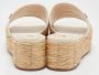 Valentino Vintage Pre-owned Leather sandals Beige Dames - Thumbnail 5