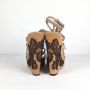 Valentino Vintage Pre-owned Leather sandals Beige Dames - Thumbnail 2