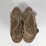 Valentino Vintage Pre-owned Leather sandals Beige Dames - Thumbnail 4