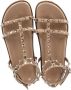 Valentino Vintage Pre-owned Leather sandals Beige Dames - Thumbnail 3
