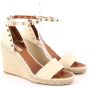 Valentino Vintage Pre-owned Leather sandals Beige Dames - Thumbnail 3