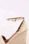 Valentino Vintage Pre-owned Leather sandals Beige Dames - Thumbnail 4
