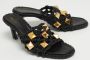 Valentino Vintage Pre-owned Leather sandals Black Dames - Thumbnail 4