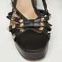 Valentino Vintage Pre-owned Leather sandals Black Dames - Thumbnail 8