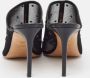 Valentino Vintage Pre-owned Leather sandals Black Dames - Thumbnail 5