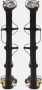 Valentino Vintage Pre-owned Leather sandals Black Dames - Thumbnail 5