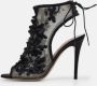 Valentino Vintage Pre-owned Leather sandals Black Dames - Thumbnail 2