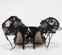 Valentino Vintage Pre-owned Leather sandals Black Dames - Thumbnail 5