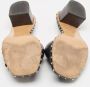 Valentino Vintage Pre-owned Leather sandals Black Dames - Thumbnail 6