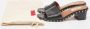 Valentino Vintage Pre-owned Leather sandals Black Dames - Thumbnail 9
