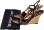 Valentino Vintage Pre-owned Leather sandals Brown Dames - Thumbnail 7