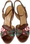 Valentino Vintage Pre-owned Leather sandals Brown Dames - Thumbnail 2