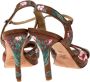 Valentino Vintage Pre-owned Leather sandals Brown Dames - Thumbnail 4