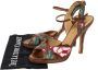 Valentino Vintage Pre-owned Leather sandals Brown Dames - Thumbnail 7