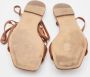 Valentino Vintage Pre-owned Leather sandals Brown Dames - Thumbnail 6