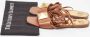 Valentino Vintage Pre-owned Leather sandals Brown Dames - Thumbnail 9