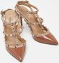Valentino Vintage Pre-owned Leather sandals Brown Dames - Thumbnail 4