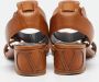 Valentino Vintage Pre-owned Leather sandals Brown Dames - Thumbnail 5