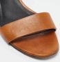 Valentino Vintage Pre-owned Leather sandals Brown Dames - Thumbnail 7