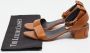 Valentino Vintage Pre-owned Leather sandals Brown Dames - Thumbnail 9
