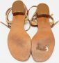 Valentino Vintage Pre-owned Leather sandals Brown Dames - Thumbnail 8