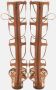 Valentino Vintage Pre-owned Leather sandals Brown Dames - Thumbnail 4