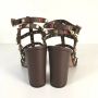 Valentino Vintage Pre-owned Leather sandals Brown Dames - Thumbnail 3