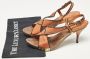 Valentino Vintage Pre-owned Leather sandals Brown Dames - Thumbnail 8