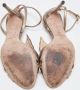 Valentino Vintage Pre-owned Leather sandals Gray Dames - Thumbnail 6