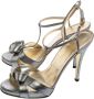 Valentino Vintage Pre-owned Leather sandals Gray Dames - Thumbnail 3
