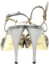 Valentino Vintage Pre-owned Leather sandals Gray Dames - Thumbnail 4