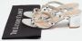 Valentino Vintage Pre-owned Leather sandals Gray Dames - Thumbnail 9