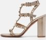 Valentino Vintage Pre-owned Leather sandals Gray Dames - Thumbnail 2