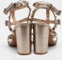 Valentino Vintage Pre-owned Leather sandals Gray Dames - Thumbnail 5