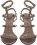 Valentino Vintage Pre-owned Leather sandals Gray Dames - Thumbnail 2