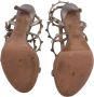 Valentino Vintage Pre-owned Leather sandals Gray Dames - Thumbnail 4