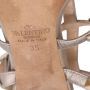 Valentino Vintage Pre-owned Leather sandals Gray Dames - Thumbnail 5