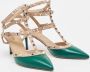 Valentino Vintage Pre-owned Leather sandals Green Dames - Thumbnail 4