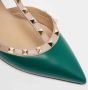 Valentino Vintage Pre-owned Leather sandals Green Dames - Thumbnail 7