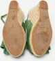 Valentino Vintage Pre-owned Leather sandals Green Dames - Thumbnail 6